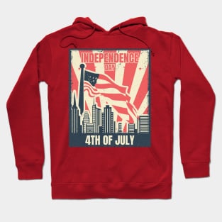 Independence Day Flag Hoodie